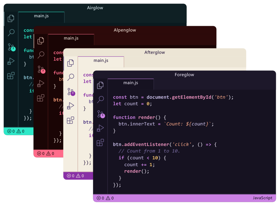 Foreglow for VS Code